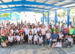 Conviven Estudiantes del COBAT 15 con Adultos Mayores de Casa Club DIF Tampico