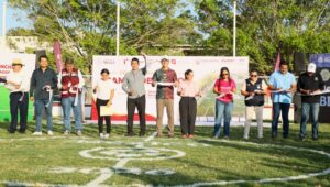 El Presidente Erasmo González Robledo encabeza la reinauguración del Campo de Fútbol 7 de la colonia Hipódromo