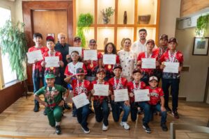 Reconoce Mónica Villarreal a campeones tampiqueños de béisbol