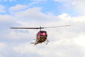 Trasladan a paciente de Matamoros en ambulancia aérea al Hospital Regional de Alta Especialidad
